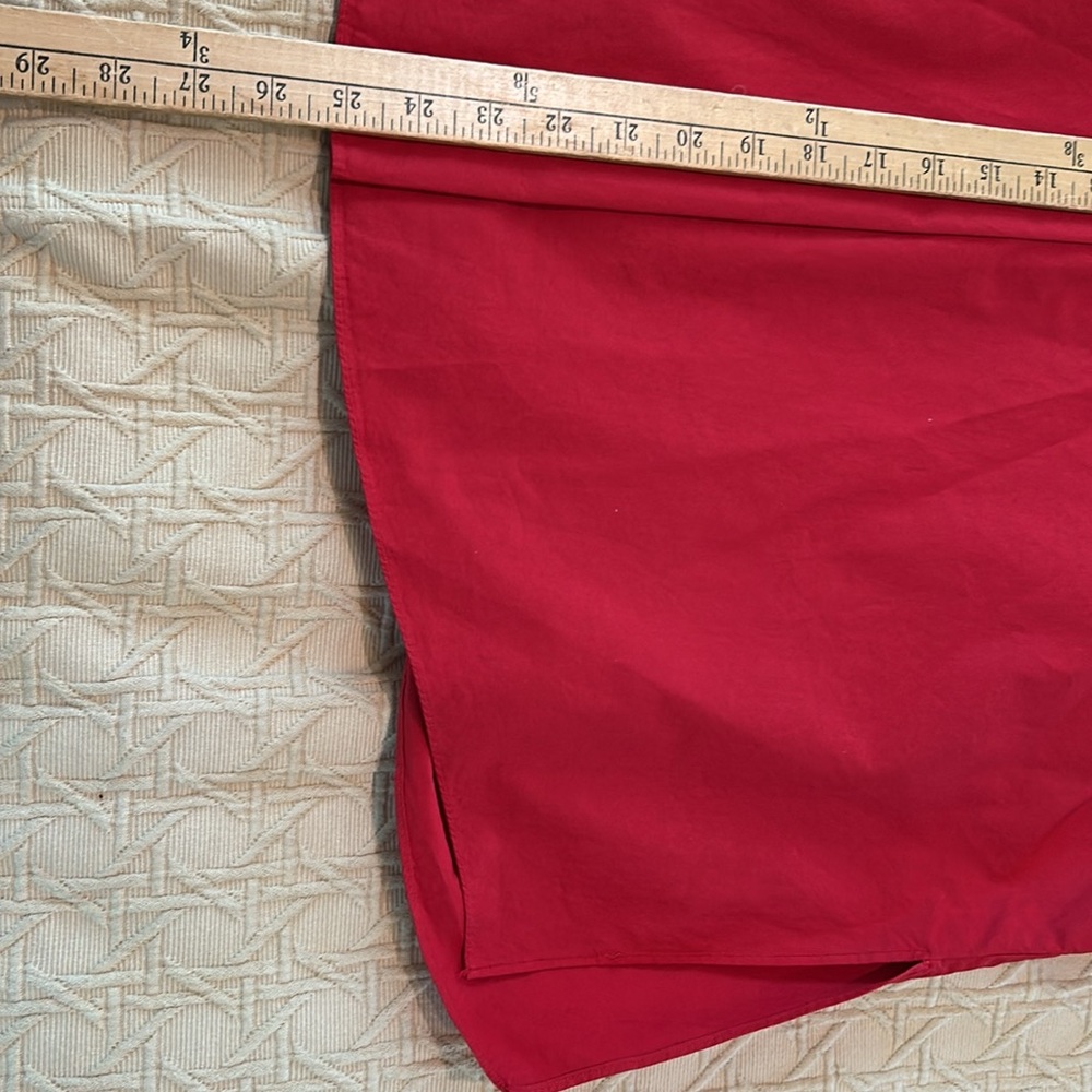 Red Ruffle Collar Blouse - Picture 9 of 10